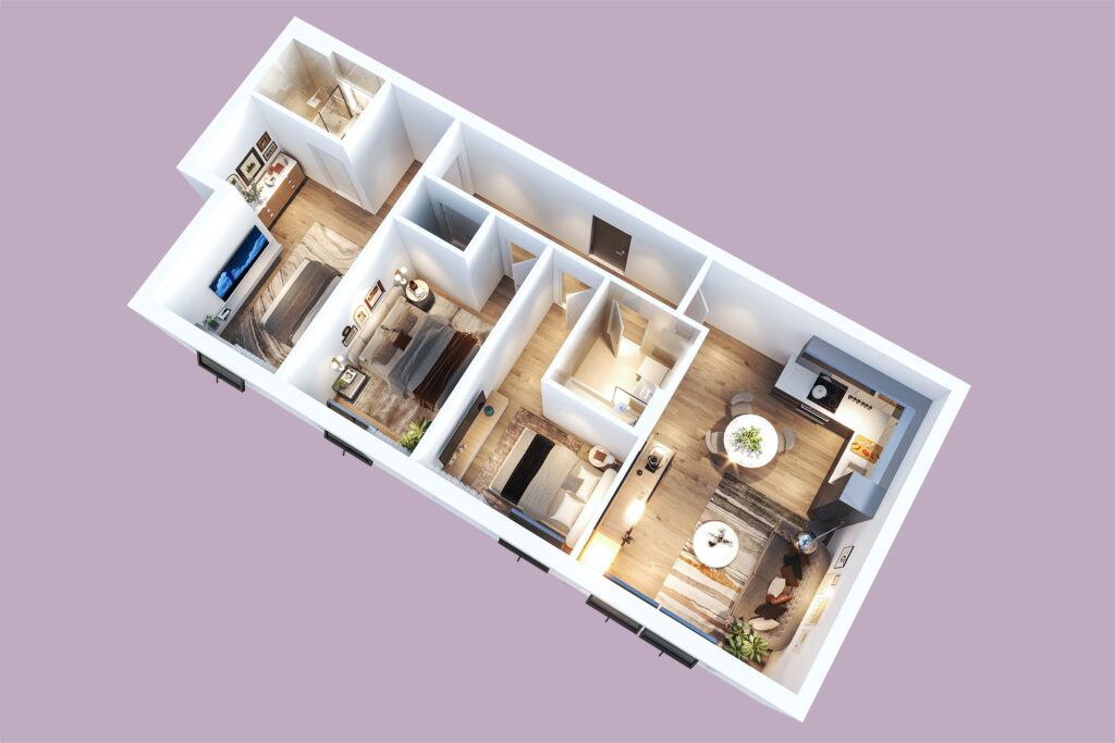 dna-uk-properties-technology-house-milton-keynes-3-bedroom-apartment-plus-en-suite-3d-sample-apartment